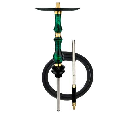 Кальян Sunpipe Odin Epoxy Royal Loki (зелёный, базовый комплект)