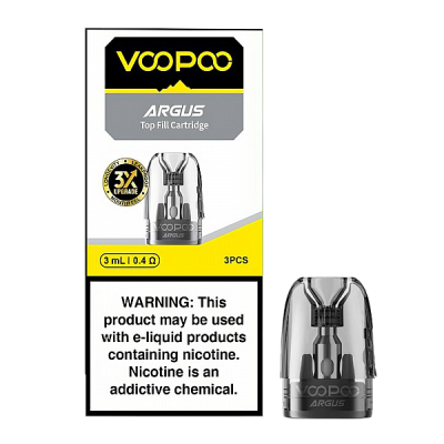 Картридж Voopoo Argus Pod Top Filling 0.4 Ом 3 мл Картридж Voopoo Argus Pod Top Filling 0.4 Ом 3 мл