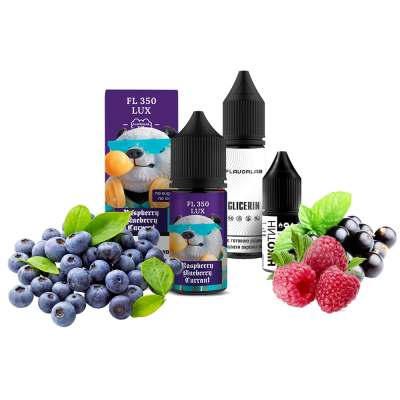 Набор для самозамеса Flavorlab FL350 LUX Raspberry Blueberry Currant (Малина Черника Смородина, 50 мг, 30 мл)