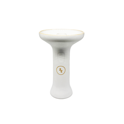 Глиняна чаша 2x2Hookah Medium White Glass (Білий)