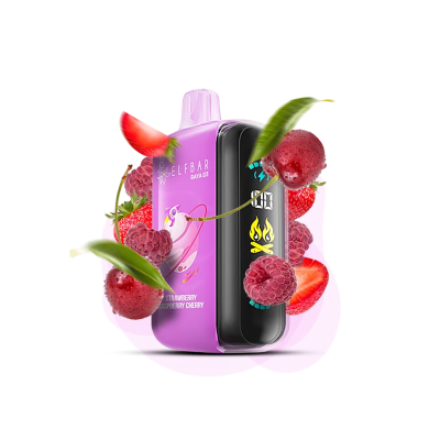 Elf Bar Raya D3 25000 Strawberry Raspberry Cherry (Клубника Малина Вишня) Одноразовый POD