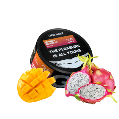 Тютюн Gedonist №35 Mango Dragon (Манго Пітайя, 100 г)