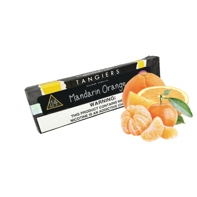 Тютюн Tangiers №114 Noir Mandarin Orange (Мандарин Апельсин, 100 г) Чорна упаковка