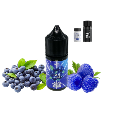 Набір для самозамішування WES Ai NEON Blue Berries (Сині Ягоди, 50 мг, 30 мл)