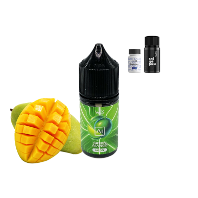 Набор для самозамеса WES Ai NEON Green Mango (Зелёный манго, 50 мг, 30 мл)