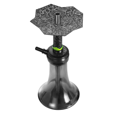 Кальян Embery MiniMONO 3.0 Graffiti (чорний з візерунком, повний комплект)