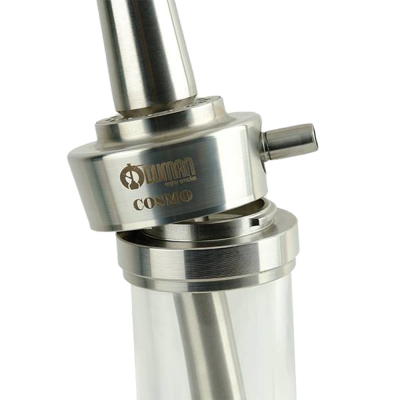 Кальян Oduman Cosmo Black Glass Silver Body (Металік, повний комплект)