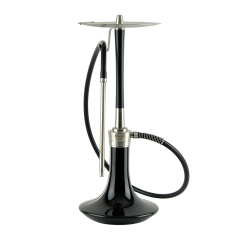 Кальян Oduman Cosmo Black Glass Silver/Black Body (Чорний, повний комплект)