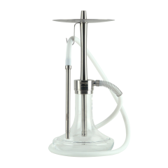 Кальян Oduman Infinity Clear Glass Silver Body (Металік, повний комплект)