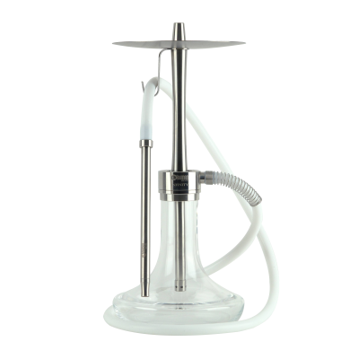 Кальян Oduman Infinity Clear Glass Silver Body (Металік, повний комплект)