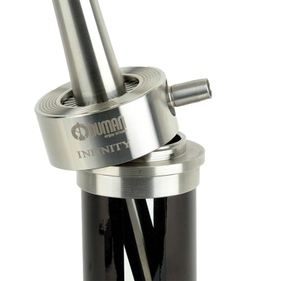 Кальян Oduman Infinity Silver Glass Silver Body (Металік, повний комплект)