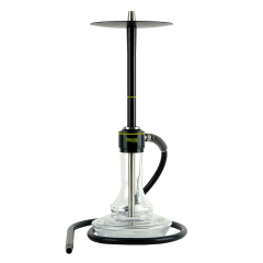 Кальян Oduman Nova Clear Glass Black Body (Чорний, повний комплект)