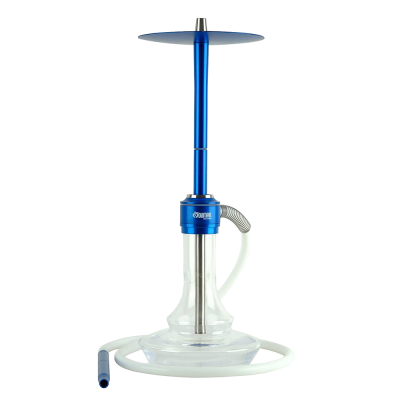 Кальян Oduman Nova Clear Glass Blue Body (Синій, повний комплект)