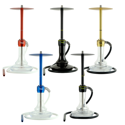 Кальян Oduman Nova Clear Glass Gold Body (Золотистий, повний комплект)