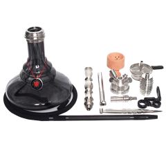 Кальян Amy SS 08 Basiс Black (чёрный, полный комплект)