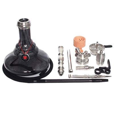 Кальян Amy SS 08 Basiс Black (чорний, повний комплект)