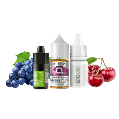 Набір для самозамішування Elfliq Grape Cherry (Вишня Вишня, 50 мг, 30 мл)