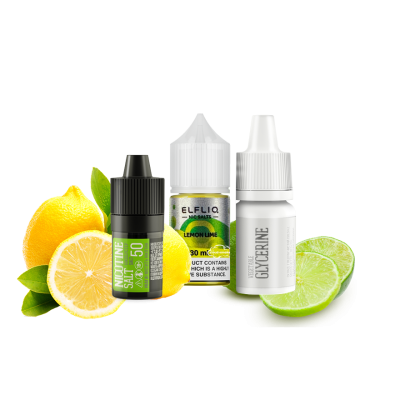 Набор для самозамеса Elfliq Lemon Lime (Лимон Лайм, 50 мг, 30 мл)