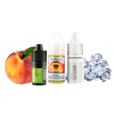 Набір для самозамішування Elfliq Peach ice (Персик Лід, 50 мг, 30 мл)