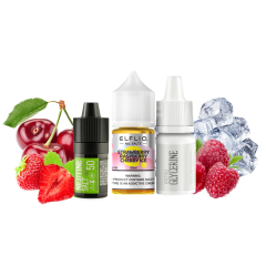 Набір для самозамішування Elfliq Strawberry Raspberry Cherry Ice (Полуниця Малина Вишня Лід, 50 мг, 30 мл)