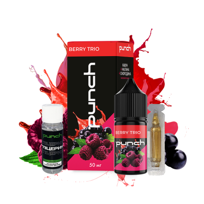 Набір для самозамішування Punch Berry Trio (Беррі Тріо, 50 мг, 30 мл)
