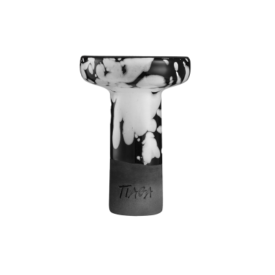 Глиняна чаша Tiaga Drops Black White (Чорно-білий)