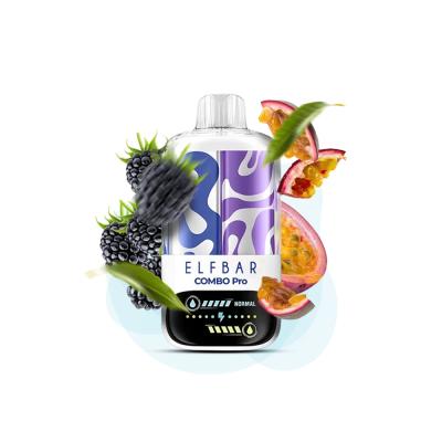 Elf Bar Combo Pro 30000 Blackberry & Passionfruit (Ожина та Маракуя) Одноразовий POD