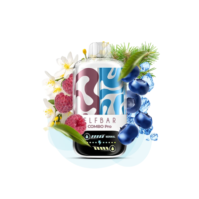 Elf Bar Combo Pro 30000 Jasmine Raspberry & Blueberry Ice (Жасмин Малина та Чорниця Айс) Одноразовий POD