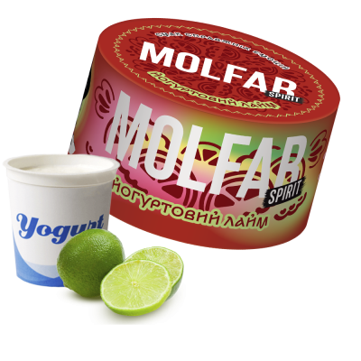Тютюн Molfar Spirit Line Йогуртовий Лайм (200 г)
