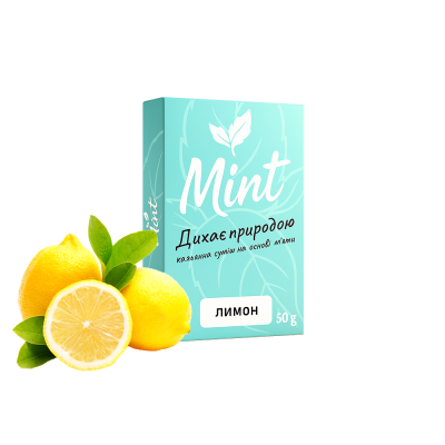 Кальянна суміш Mint Лимон (50 г)