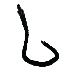 Геймерский гнущийся шланг для кальяна Black (Чёрный)