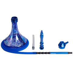Кальян Yahya Nozzle Blue Full Version (синій, повний комплект)