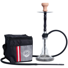 Кальян Yahya Ruddle Black (чорний, повний комплект)