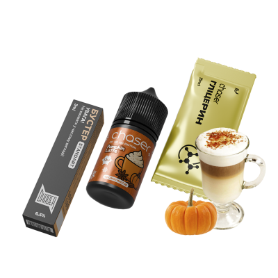 Набір для самозамішування Chaser LTD Christmas Pumpkin Spice Latte (Гарбузовий латте з прянощами, 65 мг, 30 мл)
