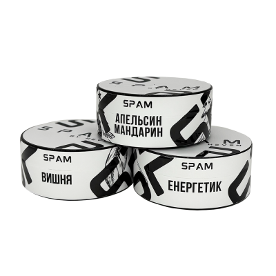Набір із 3 нових смаків тютюну Spam по 100 г 27559 Набір із 3 нових смаків тютюну Spam по 100 г