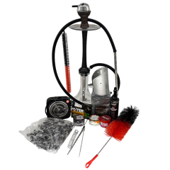 Набор PALKA Black - кальян, аксессуары, табак