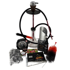 Набор Tiaga Iris Bordo - кальян, аксессуары, табак