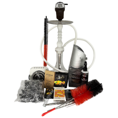 Набор Drago Poly White - кальян, аксессуары, табак