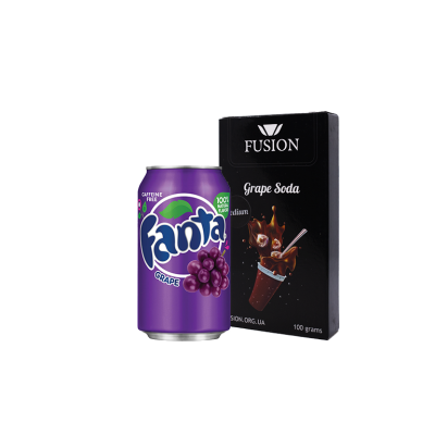 Табак Fusion Medium Grape Soda (Грейп сода, 100 г)