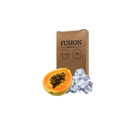 Тютюн Fusion Classic Ice Papaya (Папайя Лід, 100 г)