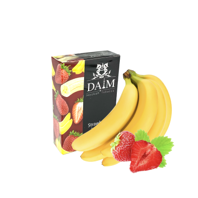 Табак DAIM Strawberry Banana (Клубника Банан, 50 г)