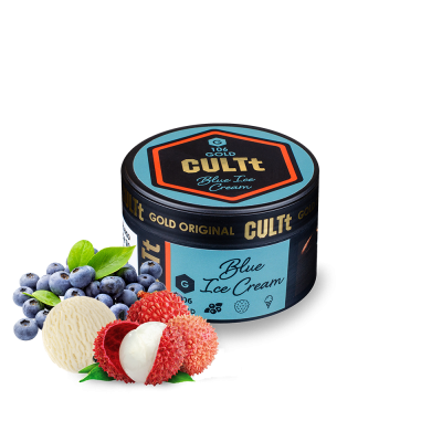 Тютюн CULTt G106 Blue Ice Cream (Чорниця Лічі Морозиво, 100 г)