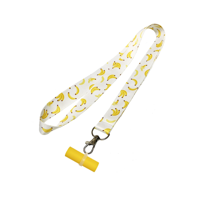 Персональний мундштук силіконовий Personalka Bananas (Біло-жовтий)