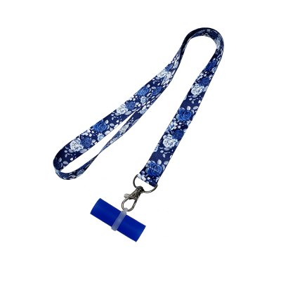 Персональный мундштук силиконовый Personalka Blue Rose (Синий)