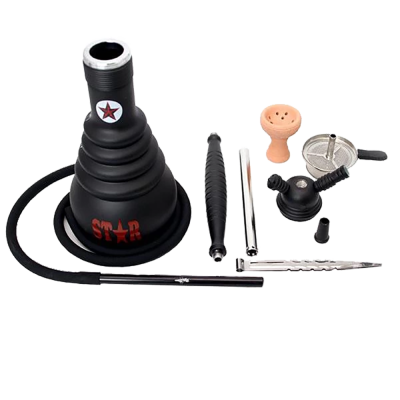 Кальян Amy 4-Stars 610d black (чорний, повний комплект)