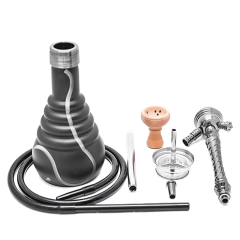 Кальян Amy 4-Stars 620 black (чорний, повний комплект)