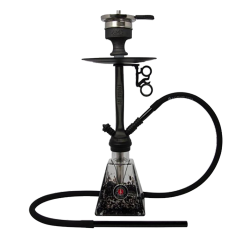 Кальян Amy Deluxe 038 Black (чорний, повний комплект)