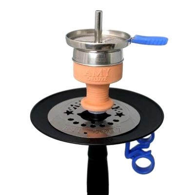 Кальян Amy Deluxe 690 Gray (сірий, повний комплект)