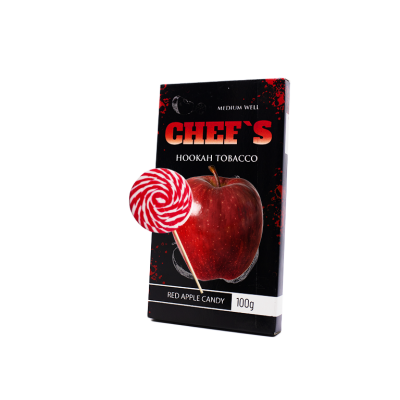 Табак Chefs Red apple candy (Яблочные Конфеты, 100 г)