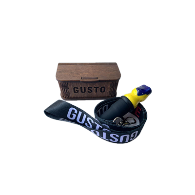 Персональный мундштук из керамики Gusto с ленточкой Gusto Life (Жёлто-синий) M-GUSTO-08A Персональный мундштук из керамики Gusto с ленточкой Gusto Life (Жёлто-синий)